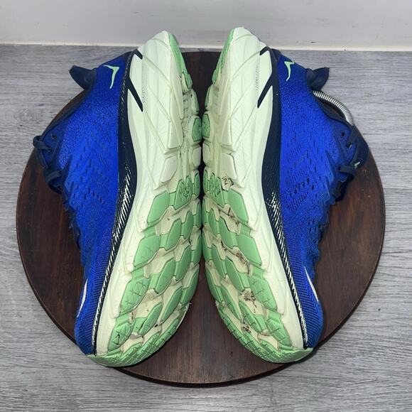 Hoka One One Clifton 8 Shoes Blue Mesh Running Walking Sneakers Men’s Size 10 D main image 11